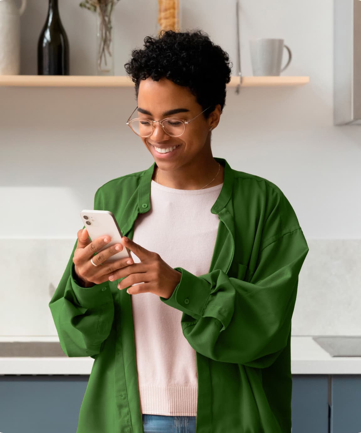 Girl with the phone